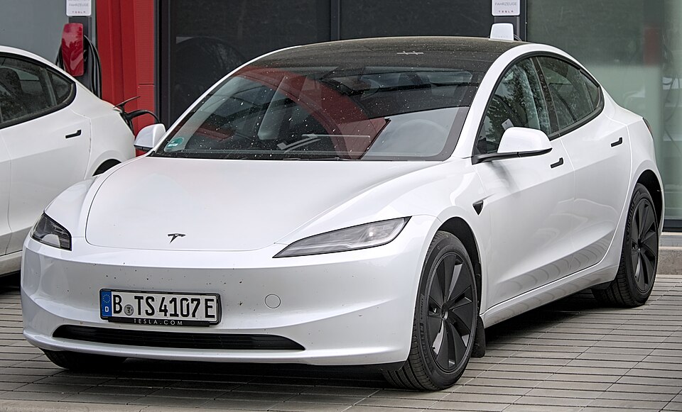 Ljósmynd af Tesla Model 3